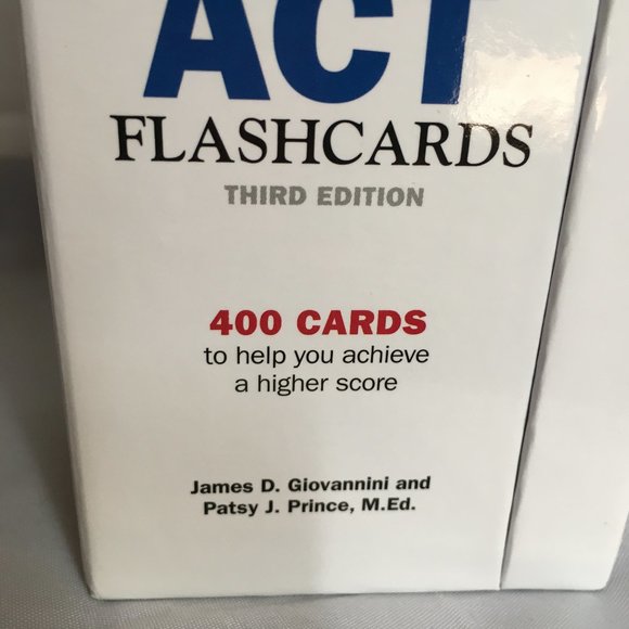 Barron's ACT Flashcards 3rd Edn 400 Cards - Like New!! - Picture 2 of 7